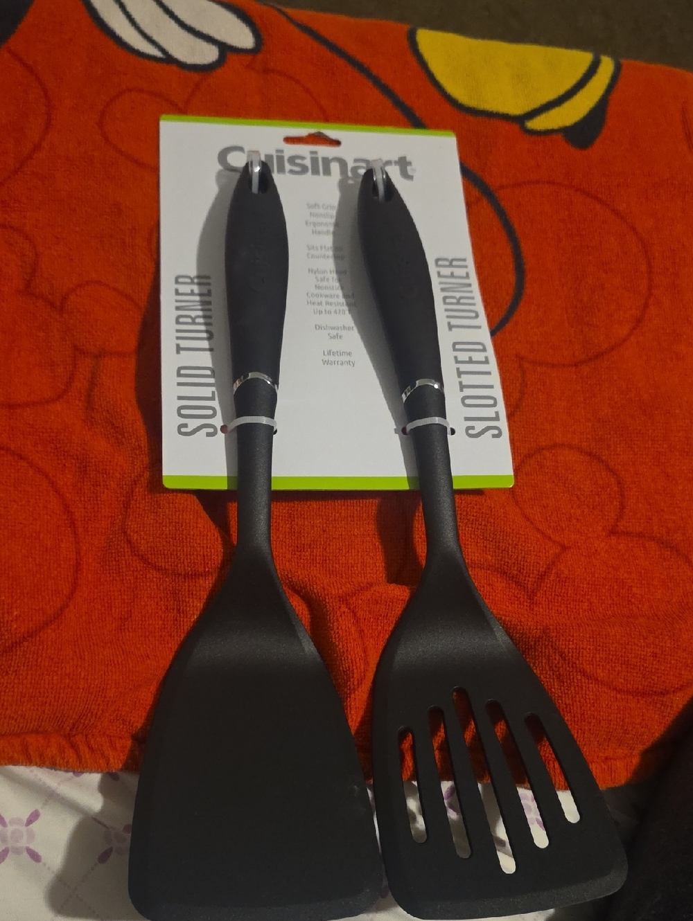 Cuisinart Black Solid and Slotted Turner Set